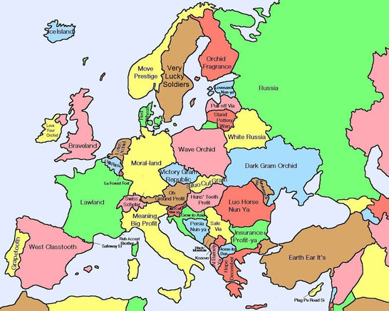 8 Highly Unusual but Highly Amusing Maps - Getmapping Blog